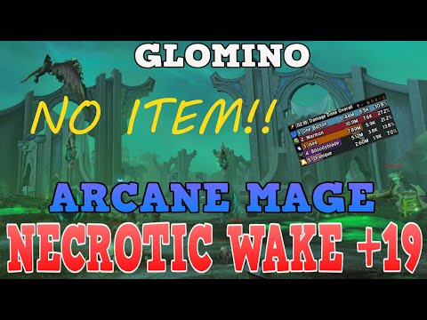 NECROLORD Arcane Mage! Necrotic Wake +19 8k overall NO ITEM!