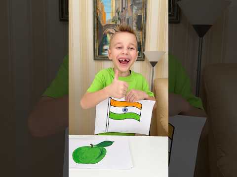 💁🏻‍♀️🇮🇳 🤠She Won the Indian Flag Drawing Contest 🥳🕺🏻