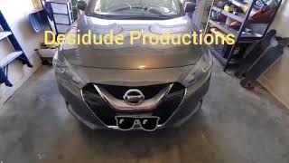 How to replace front brake pads 2016 nissan maxima quick and simple video