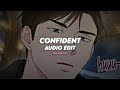 confident - justin bieber ft. chance the rapper | edit audio