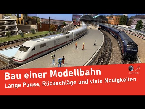 Setbacks and a long break in the construction of a model railway in Era VI