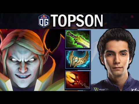OG.TOPSON INVOKER WITH REVENANT'S BROOCH-DAGON - DOTA 2 7.31 GAMEPLAY