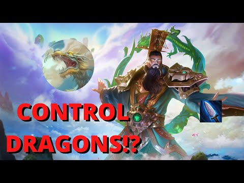 THROWING DRAGONS!?!? / Smite Mid Yu Huang PTS Gameplay