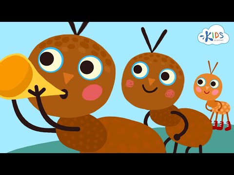 The Ants Go Marching - Children's Song with Lyrics - Animated Cartoon | Kids Academy