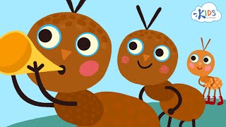 The Ants Go Marching - Children&#39;s Song with Lyrics - Animated Cartoon | Kids Academy