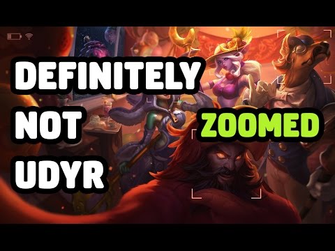DEFINITELY NOT UDYR SKIN ZOOMED SPOTLIGHT - LEAGUE OF LEGENDS
