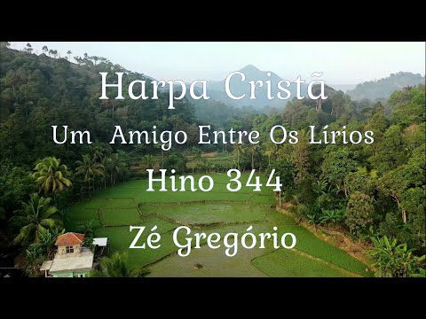 Hino 344   Um amigo enrtre os Lírios - Harpa Cristã