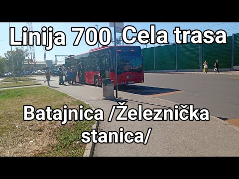 Linija 700:Batajnica /Železnička stanica/-Batajnica /Železnička stanica/ (Cela trasa)