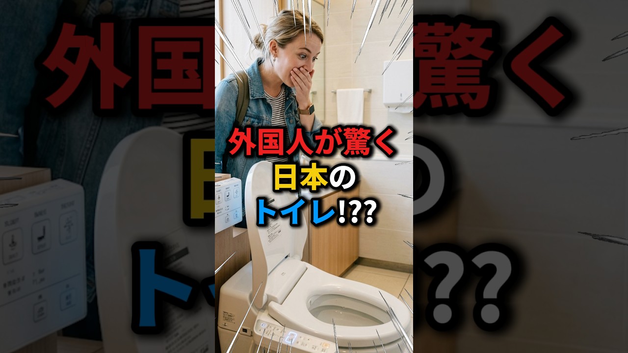 【トイレ】日本のトイレが世界で「宇宙船」と呼ばれている衝撃の理由 #雑学 #トイレ #海外の反応