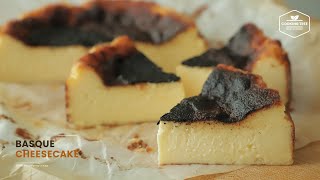 바스크 치즈케이크 만들기 : Basque Burnt Cheesecake Recipe | Cooking tree