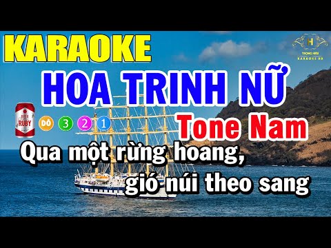 , title : 'Hoa Trinh Nữ Karaoke Tone Nam Nhạc Sống | Trọng Hiếu'