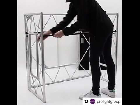 Equinox Truss Booth System Foldable Mobile DJ Stand