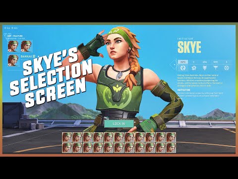 VALORANT : SKYE SELECTION ANIMATION + ALL ABILITIES SHOWCASE