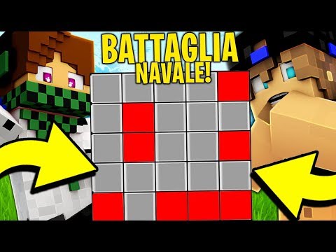 Minecraft ITA - MARCY MI SFIDA NELLA BATTAGLIA NAVALE!