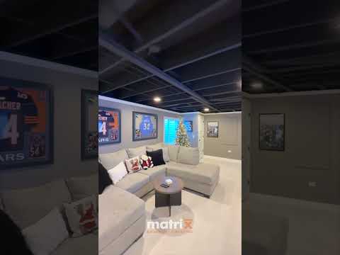 Man Cave Ideas For Your Basement  #finishedbasement #shorts #mancave