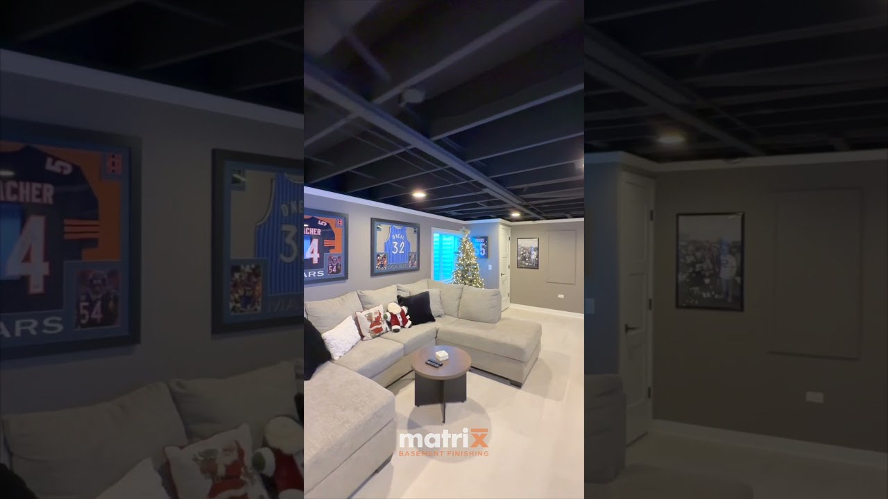 Man Cave Ideas For Your Basement  #finishedbasement #shorts #mancave