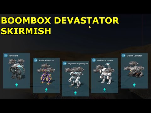 Boombox Devastator Skirmish. War Robots