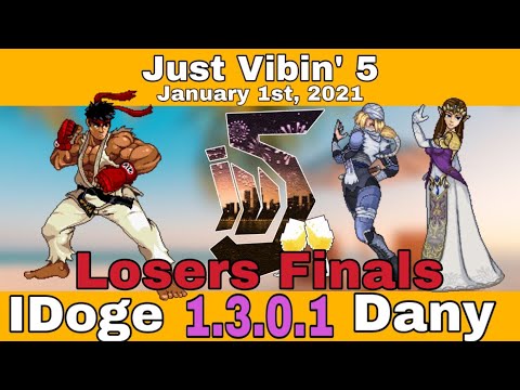 SSF2 JUST VIBIN' 5 TOP 8 LOSERS FINALS - PRD | iDoge (Ryu) vs. Dany (Sheik, Zelda)