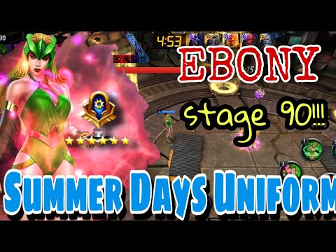 [MFF] Enchantress (Summer Days Uniform) Vs EBONY 90!!