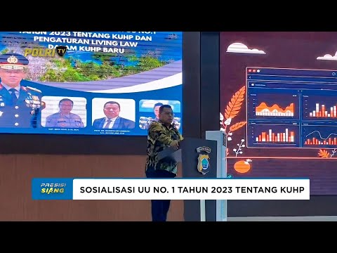 POLDA PAPUA BARAT SOSIALISASI IMPLEMENTASI UU NO. 1 TAHUN 2023 TENTANG KUHP