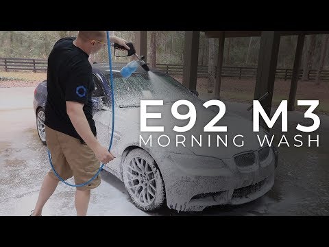 Saturday Morning E92 M3 Wash