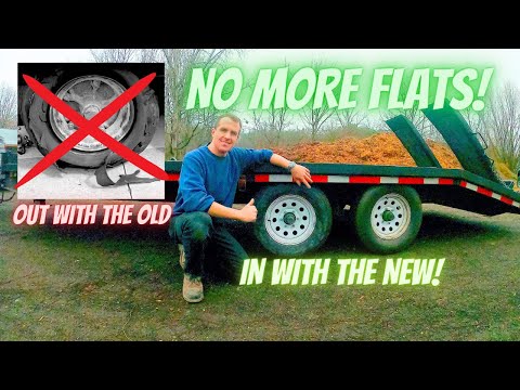 How To Convert Dayton Style "Mobile Home" Wheels to Stud Pilot Trailer Wheels!