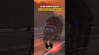 Download lagu Severely Swerving on the Toll Road! Truck Reaction #automobile mp3