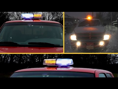 REVIEW! 8 Mode - 240 LED Warning/Hazard Strobe Light Magnetic Mount (amber & white)