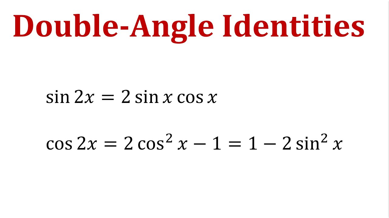 A-Math: Double-Angle Identities