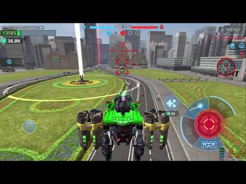 War Robots 5.5 Test: Glory Falcon VS Glacier Falcon on 2019.10.26