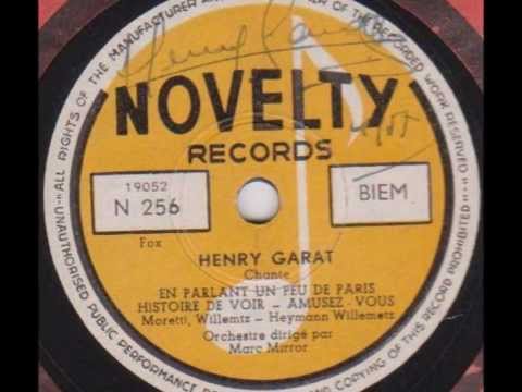 Henry Garat " pot-pourri de ses succès "  1948