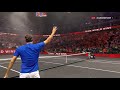 Roger Federer the last point of his career