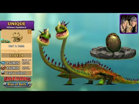Barf & Belch (Ruffnut & Tuffnut's Hideous Zippleback) Max Level 134 | Dragons: Rise of Berk