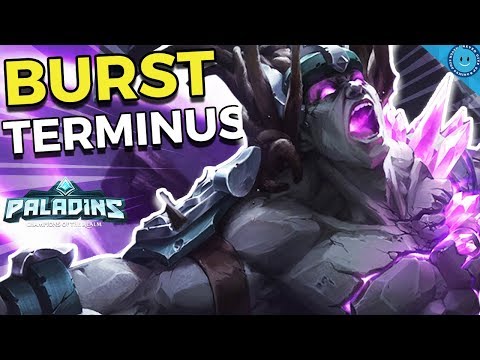 BIG BURST TERMINUS! 1400 DAMAGE INSTANTLY! Decimation Terminus Gameplay (Paladins 1.7)
