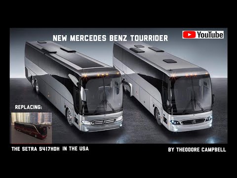 New Mercedes Benz Tourrider Bus To Replace The Setra S417hdh In The USA Market!
