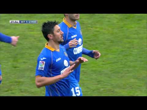 Gol de Ciprian (1-2) en el Getafe CF - Real Sociedad - HD