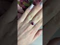 Серебряное кольцо с рубином 1.963ct