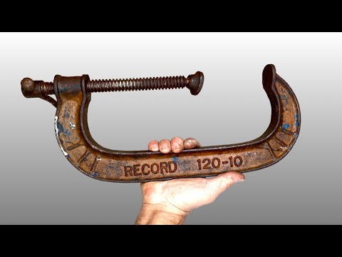 Rusty Record G Clamp Restoration
