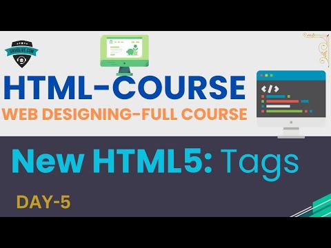 Types OF HTML Tags Explained || HTML5 New Tags | Web Designing Full Course From Zero