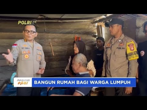 BANGUN RUMAH BAGI WARGA LUMPUH OLEH KAOPS MADAGO RAYA