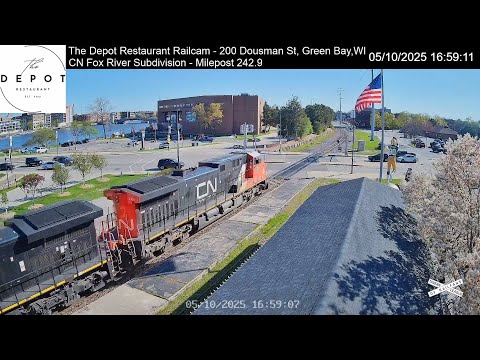 The Depot Restaurant LIVE Railcam - Green Bay, WI