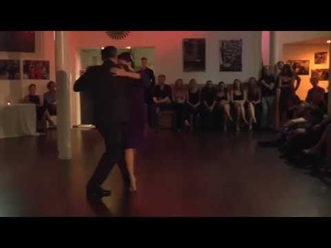  Jose Luis Gonzalez  and  Paulina Cazabon Goméz  are  dancing  to  "  Una Vez  "  by  Osvaldo Pugliese
