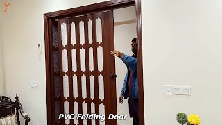 PVC Folding Door Kashmir Road Karachi I How to Fit Folding Door Process I MobZee Interiors