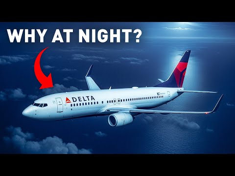 Why Most Long Flights Happen at Night (The Real Reason)