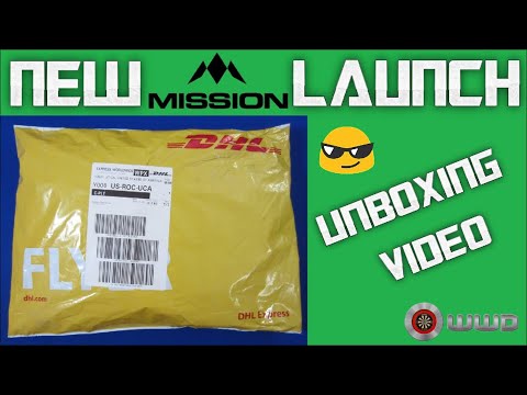 New MISSION DARTS LAUNCH Unboxing Video - 6 New Sets Of Darts