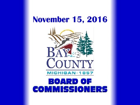 Bay County Special Board of Commissioners & Personnel/Human Services Meetings (11/15/16)