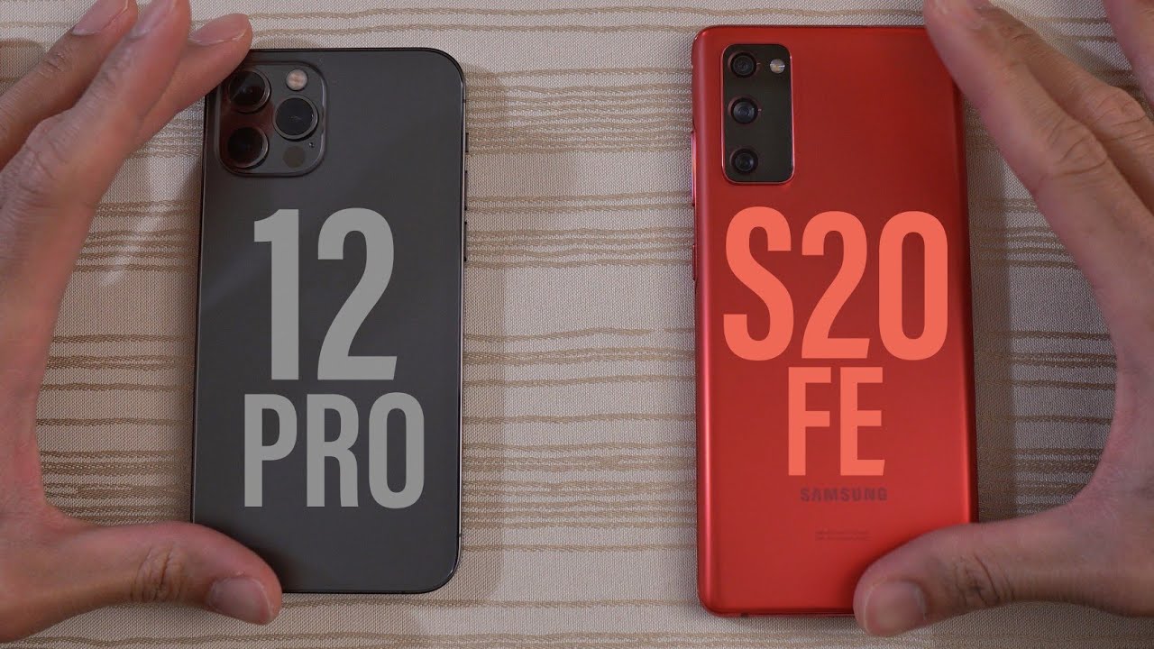 iPhone 12 Pro vs Samsung Galaxy S20 FE Speed Test!