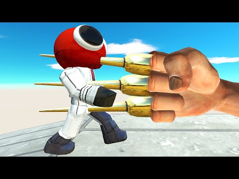 MONSTERS CLIMB THE SPIKES HAND PATH - Animal Revolt Battle Simulator