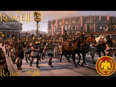 CARTHAGE IS FOLDING! Rome II Total War - Divide Et Impera - Rome campaign #24 (VH)