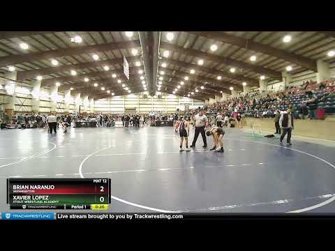 106 Lbs Cons. Round 3 - Xavier Lopez, Stout Wrestling Academy Vs Brian Naranjo, Washington F852